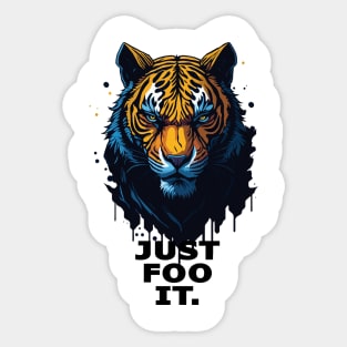 Just Foo It Sticker